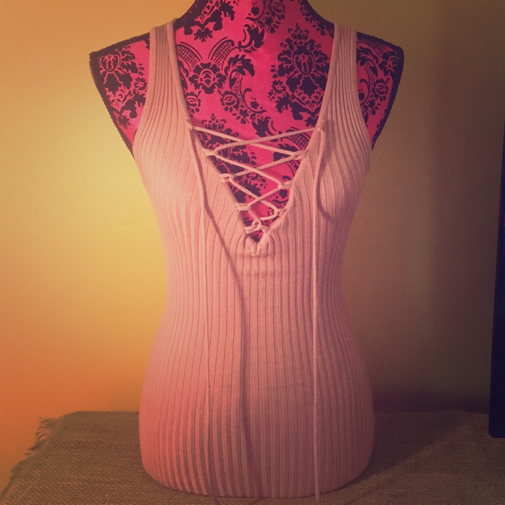 Pink body con dress